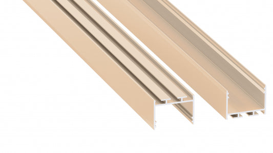 Lumines Profil Typ alba Light Ivory, lackiert