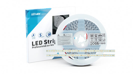 LED Streifen PRO 3Y 24V 720 LED 2835 SMD 6W 2700K RA90