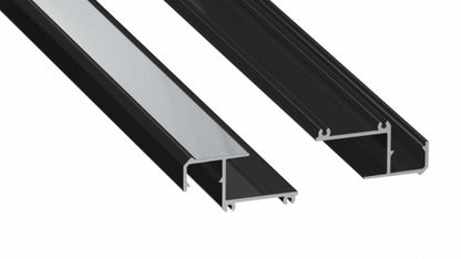 Lumines Profil Typ IPA16 Schwarz, lackiert