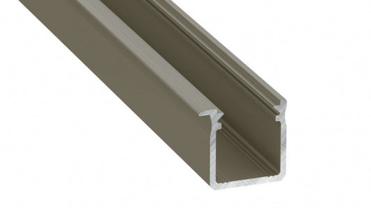 Lumines Profil Typ J Inox, eloxiert