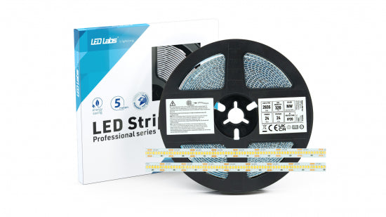 LED Streifen PRO 3Y 24V 1600 LED 2835 SMD 24W NW RA90
