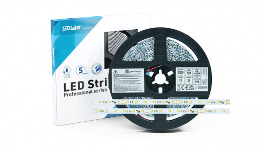 LED Streifen PRO 3Y 24V 600 LED 2835 SMD 17W 3000-2000K