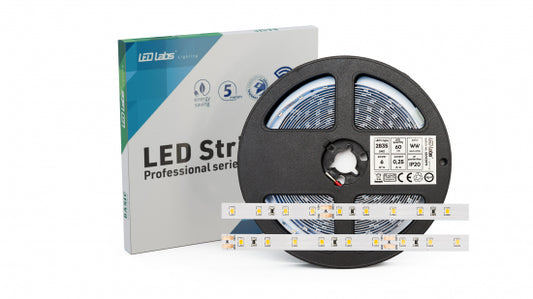 LED Streifen PRO 3YB 24V 300 LED 2835 SMD 6W, Warmweiß IP65HS