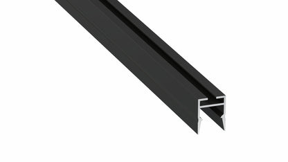 Lumines Profil Typ Slimo Schwarz, lackiert