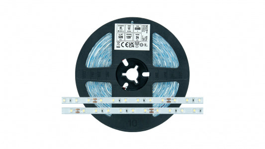 LED Streifen 300 LED 2835 SMD 24V CW RA80 IP65HS